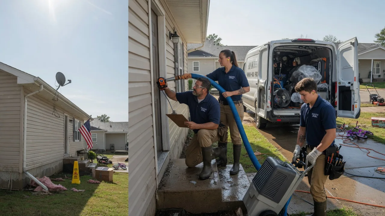 Ceiling Water Damage Restoration in New Columbia, PA near me